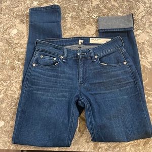 Rag & Bone Low-Rise Slim Boyfriend Jean
